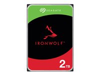 Seagate IronWolf ST2000VN003 - Disque dur - 2 To - interne - 3.5" - SATA 6Gb/s - 5400 tours/min - mémoire tampon : 256 Mo - avec 3 ans de Seagate Rescue Data Recovery ST2000VN003