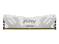 Kingston FURY Renegade - DDR5 - module - 16 Go - DIMM 288 broches - 7200 MHz / PC5-57600 - CL38 - 1.45 V - on-die ECC - blanc KF572C38RW-16
