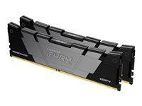 Kingston FURY Renegade - DDR4 - kit - 64 Go: 2 x 32 Go - DIMM 288 broches - 3600 MHz / PC4-28800 - CL18 - 1.2 V - mémoire sans tampon - non ECC - noir KF436C18RB2K2/64