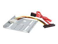 StarTech.com Kit adaptateur de montage de disque dur ou SSD 2,5" dans baie 3,5" - Support de montage - Adaptateur pour baie de stockage - pour P/N: 25S22M2NGFFR, S322M225R, SAT2M2NGFF25, SAT32M225, SAT32MSAT257, ST521PMINT BRACKET25SAT
