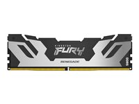 Kingston FURY Renegade - DDR5 - module - 48 Go - DIMM 288 broches - 6400 MHz / PC5-51200 - CL32 - 1.4 V - mémoire sans tampon - non ECC - noir, argent KF564C32RS-48