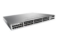 Cisco Catalyst 3850-48T-S - Commutateur - C3 - Géré - 48 x 10/100/1000 - de bureau, Montable sur rack - reconditionné WS-C3850-48T-S-RF
